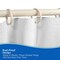 Kenney Mfg Rust-Proof Smooth Plastic Shower Curtain Rings, Set of 12, Cream KN61224V1 - alternate 6